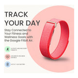 Google Fitbit Air Screenless Fitness Activity Tracker Band - Berry GA11016-EU