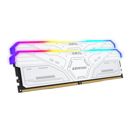 Geil Gemini RGB GAMSW564GB6000C42ADC Memory Module 64GB 2 x 32GB 6000MHz DDR5 - White