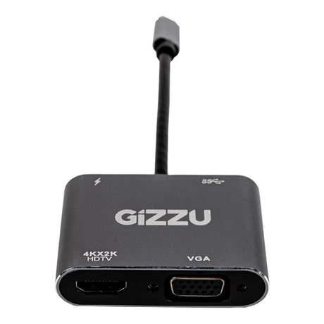 Gizzu 4-in-1 Type-C to HDMI/VGA/USB3.0 Hub GAPCHVUPD