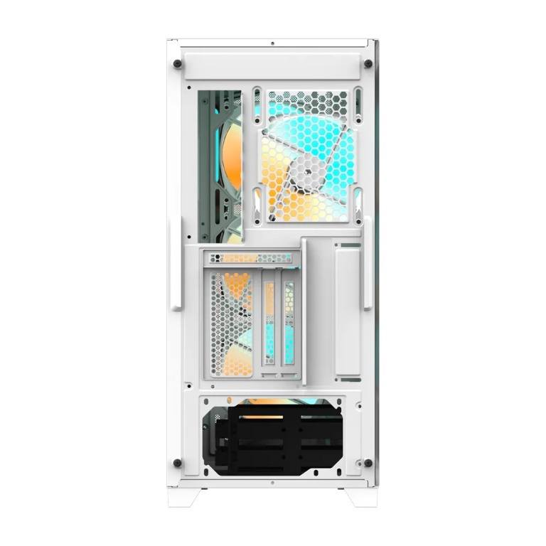 Gigabyte C301 Glass V2 Mid Tower Gaming PC Case White GB-C301GW V2