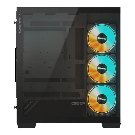 Gigabyte C500 Panoramic Stealth ATX Midi Tower PC Case Black GB-C500P ST