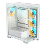 Gigabyte C500 Panoramic Stealth Ice Midi Tower PC Case White GB-C500PI ST