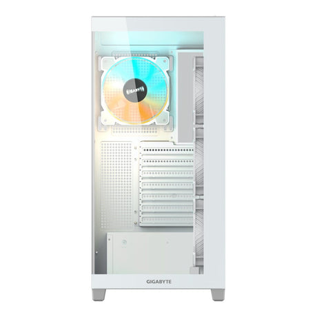 Gigabyte C500 Panoramic Stealth Ice Midi Tower PC Case White GB-C500PI ST