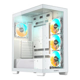 Gigabyte C500 Panoramic Stealth Ice Midi Tower PC Case White GB-C500PI ST
