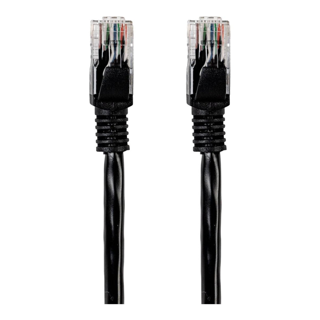 Gizzu CAT6 UTP Fly Lead RJ45 Ethernet Network Cable 20cm Black GCPCAT6002-BK