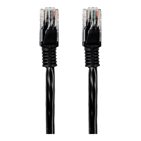 Gizzu CAT6 UTP Fly Lead RJ45 Ethernet Network Cable 50cm Black GCPCAT6005-BK
