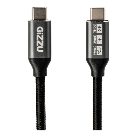 Gizzu 2m 100W 10Gbps Type-C Charging Cable GCPCC10010G-02