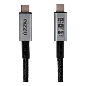 Gizzu 2m 240W 20Gbps Type-C Charging Cable GCPCC24020G-02
