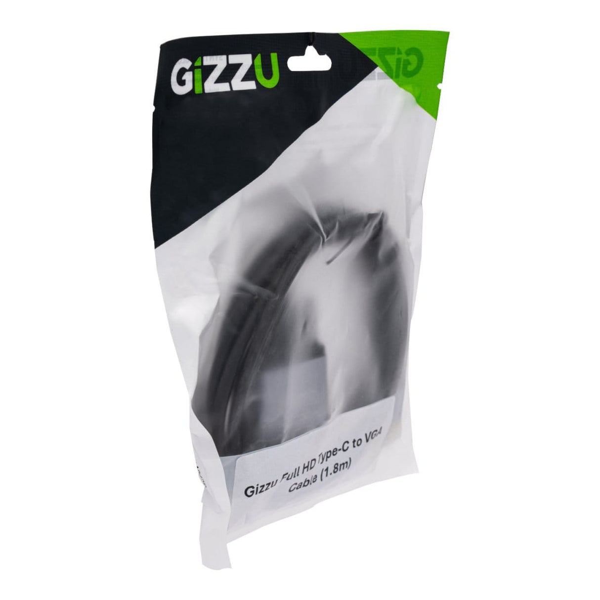 Gizzu GCPCV18 1.8m USB Type-C to VGA Cable