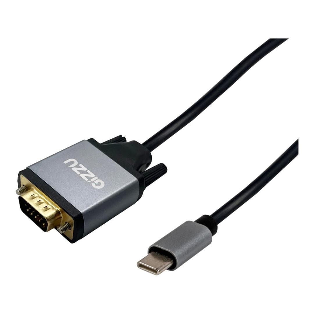 Gizzu GCPCV18 1.8m USB Type-C to VGA Cable