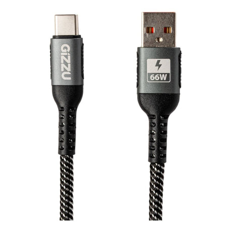 Gizzu 1m 66W 480Mbps USB to Type-C Charging Cable GCPU2C060048G-01