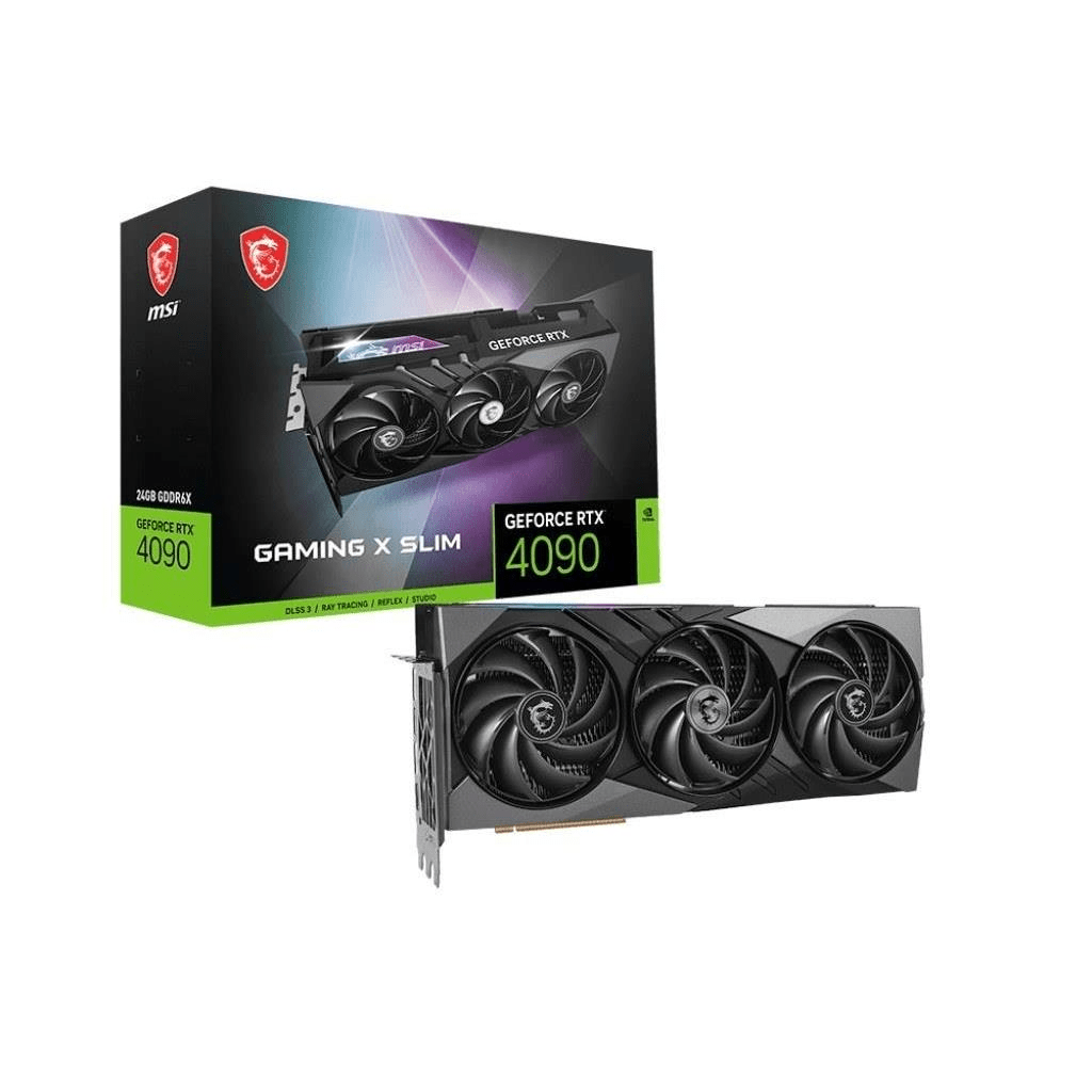 MSI Gaming Nvidia GeForce RTX 4090 X Slim 24G 24GB GDDR6X Graphics Card