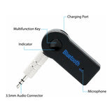 UniQue Bluetooth Hands-Free Music and Call Receiver Black GK-BT-350