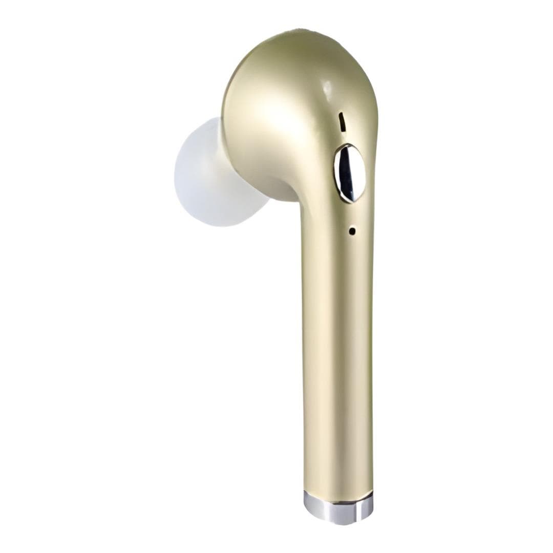 Geeko Single Wireless Earbuds with Microphone GK-DHX-I9S-GOLD