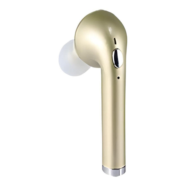 Geeko Single Wireless Earbuds with Microphone GK-DHX-I9S-GOLD