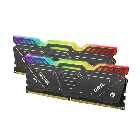Geil Polaris RGB OC 32GB 6000MHz DDR5 DIMM 2 x 16GB Kit Gaming Memory Module Grey GOSG532GB6000C38ADC
