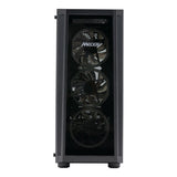 Mecer GPE2016 Graphite RGB Midi Tower ATX Gaming PC Case