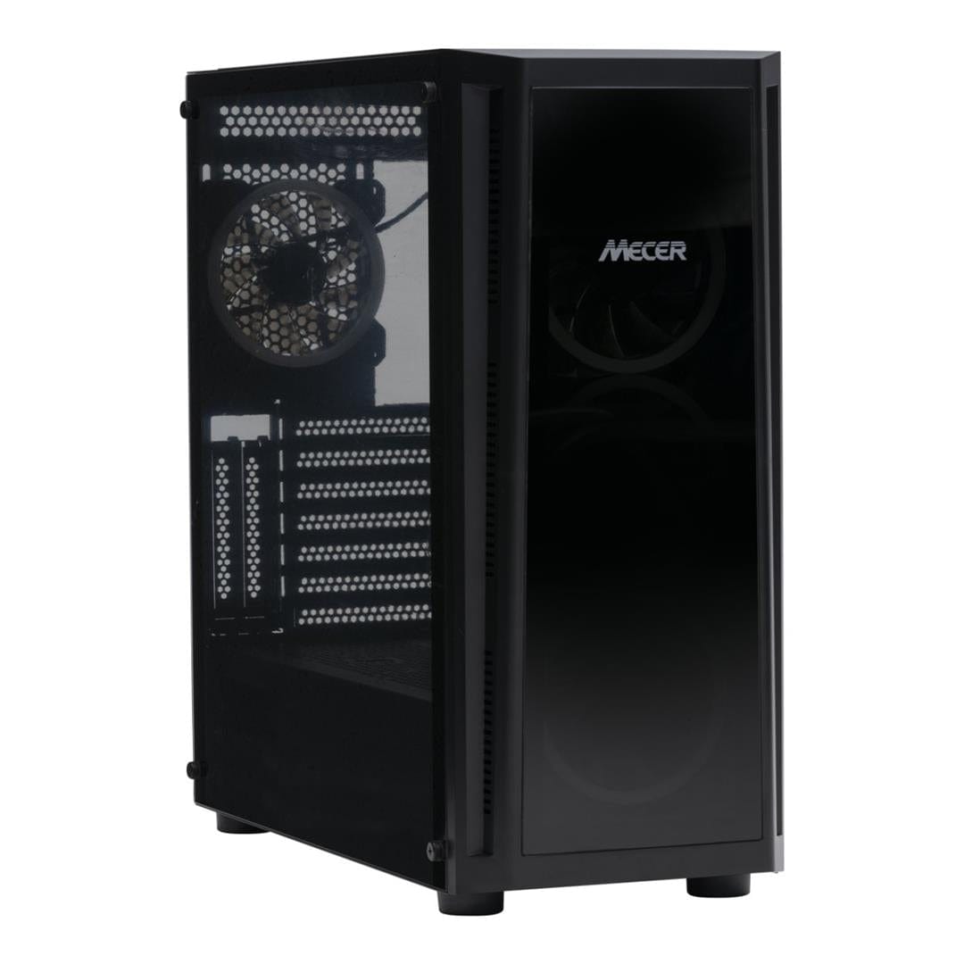 Mecer GPE2016 Graphite RGB Midi Tower ATX Gaming PC Case