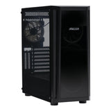 Mecer GPE2016 Graphite RGB Midi Tower ATX Gaming PC Case