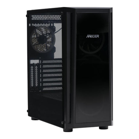 Mecer GPE2016 Graphite RGB Midi Tower ATX Gaming PC Case