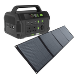 Gizzu Challenger Pro 1000W 1120Wh LiFePO4 Portable Power Station with 200W Solar Panel GPS1100USOLAR