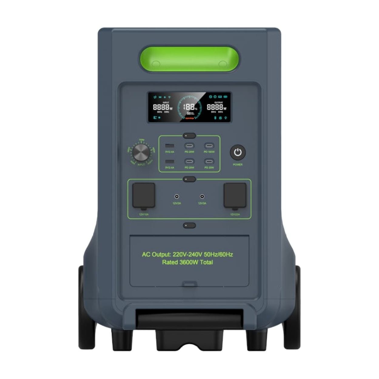 Gizzu Hero Ultra Plus 3840Wh UPS Power Station GPS3800UE – FirstShop