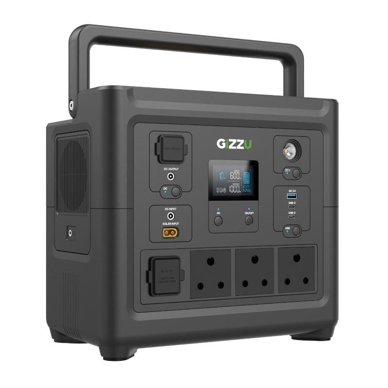 Gizzu Challenger Max 835Wh 1000W LifePO4 UPS Power Station – FirstShop