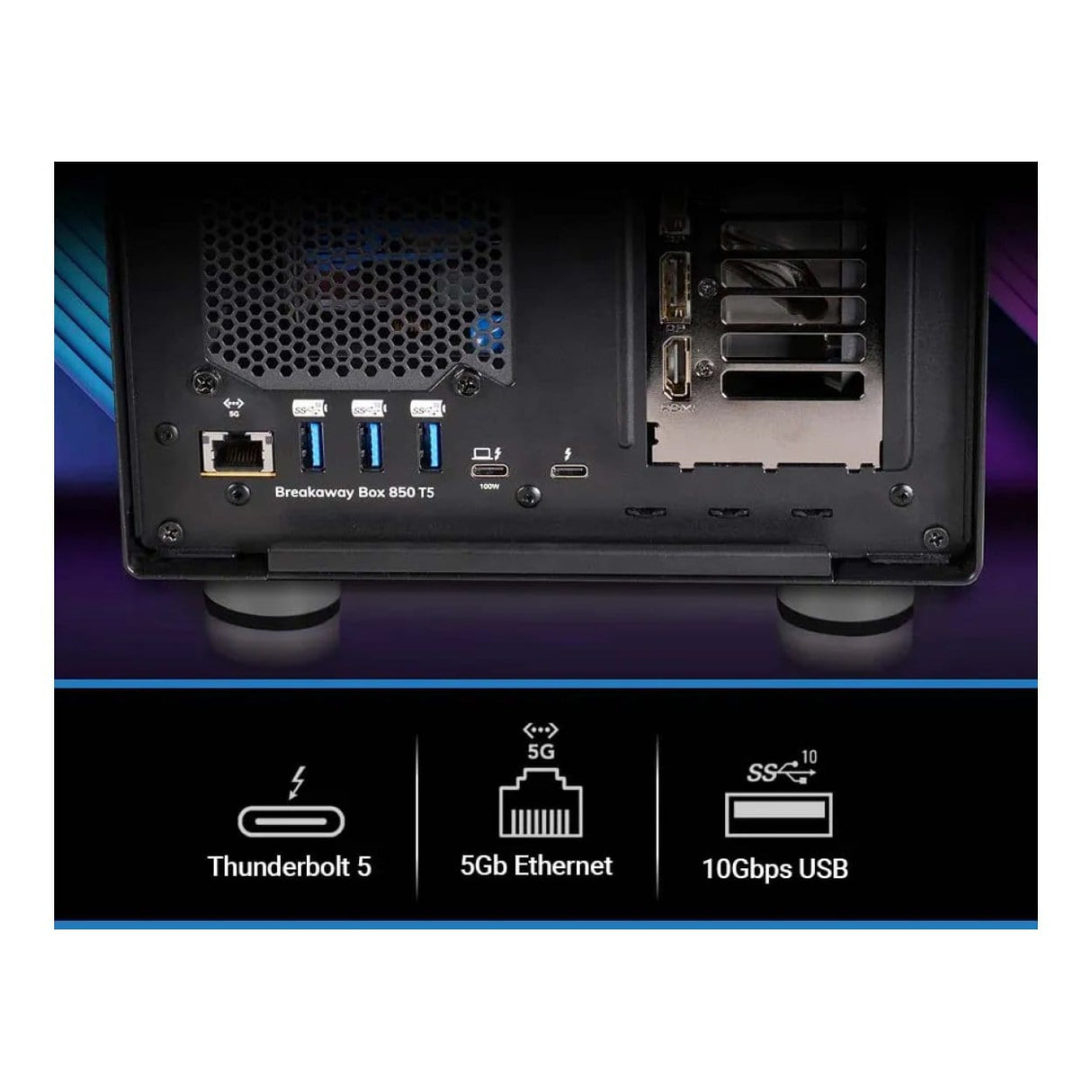 Sonnet Breakaway Box 850T5 Thunderbolt 5 eGPU Expansion System GPU-850T5