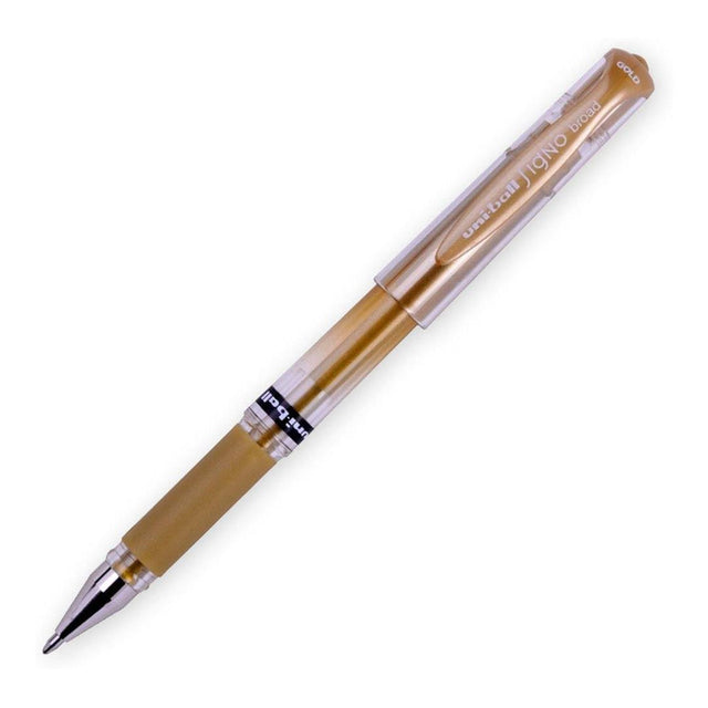 Uni-Ball UM-153 Signo Broad Noble Metal 1.0mm Pen - Gold 12-pack GR-UM153-GLD