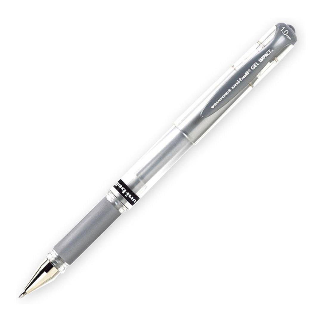 Uni-Ball UM-153 Signo Broad Noble Metal 1.0mm Pen - Silver 12-pack GR-UM153-SLV