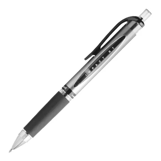 Uni-Ball UMN-152(10)S Gel Impact 1.0mm Retractable Pen - Black 12-pack GR-UMN152-BLK