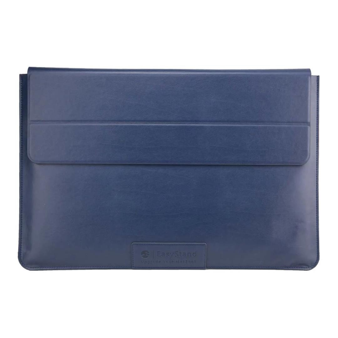 MagEasy EasyStand 16-inch Leather Notebook Sleeve Stand - Midnight Blue GS-105-103-201-63