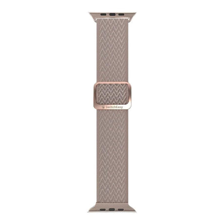 SwitchEasy 44mm Wave Elastic Nylon Apple Watch Loop Pink GS-107-214-272-18