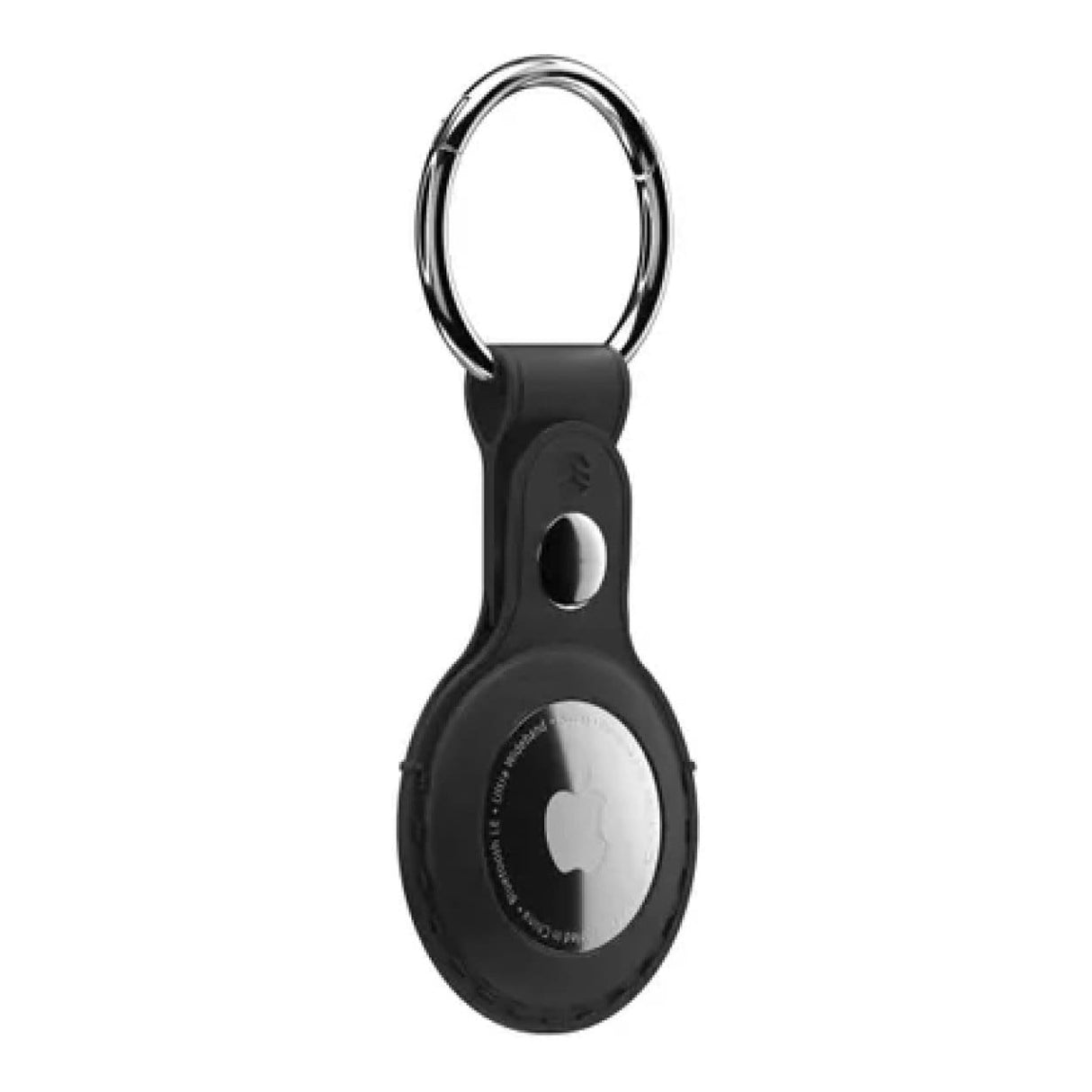 SwitchEasy Wrap Leather Keyring for AirTag Black GS-117-187-117-11