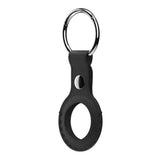 SwitchEasy Wrap Leather Keyring for AirTag Black GS-117-187-117-11