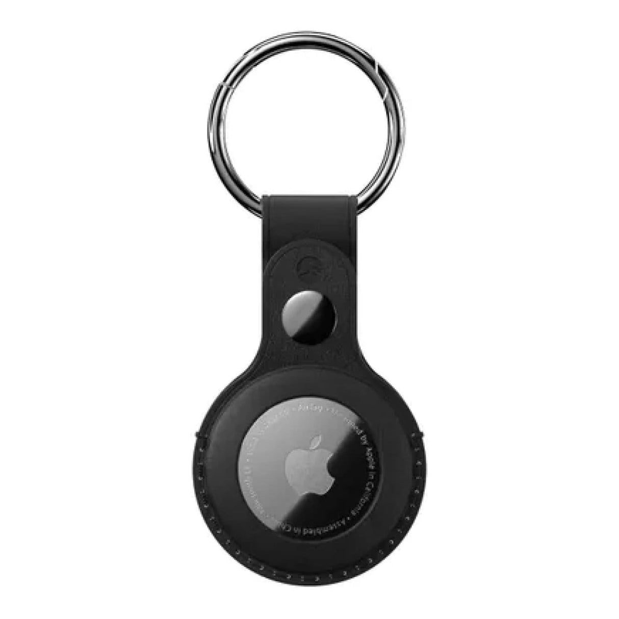 SwitchEasy Wrap Leather Keyring for AirTag Black GS-117-187-117-11