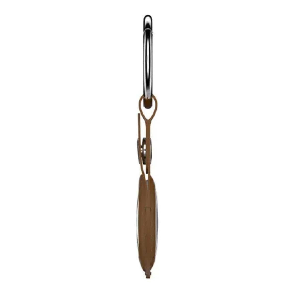 SwitchEasy Wrap Leather Keyring for AirTag Saddle Brown GS-117-187-117-146