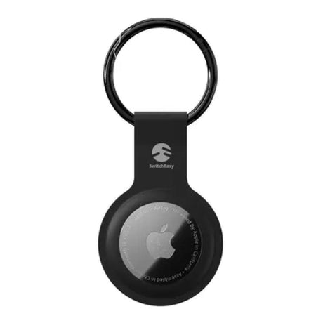 SwitchEasy Skin Silicone AirTag Keyring Black GS-117-187-193-11