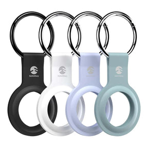SwitchEasy Skin Silicone AirTag Keyring 4-pack Multi Colour GS-117-187-193-189