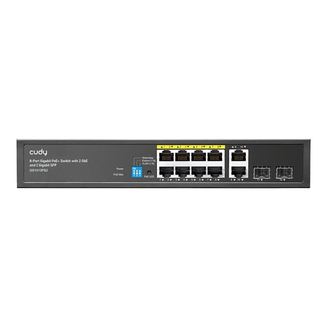 Cudy GS1010PS2 8-port Gigabit PoE 110W 2SFP 2 Gigabit Ethernet Switch