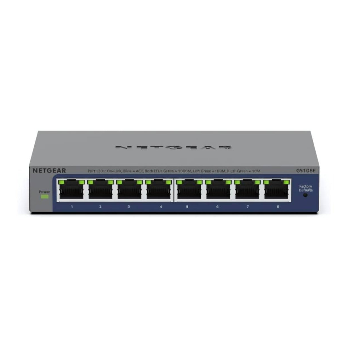 Netgear GS108E 5-port Gigabit Ethernet Easy Smart Managed Switch GS108E-400EUS