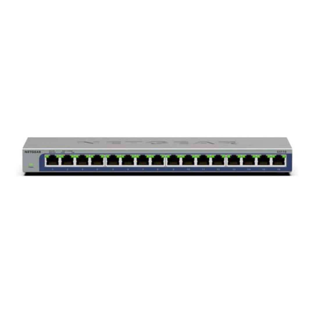 Netgear GS116v3 16-port Gigabit Ethernet Unmanaged Network Switch GS116-300EUS