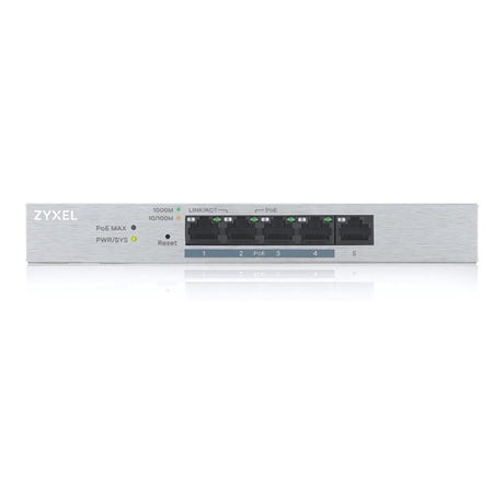 Zyxel GS1200-5HP 5-port Gigabit PoE+ Webmanaged Switch GS1200-5HPV2-EU0101F