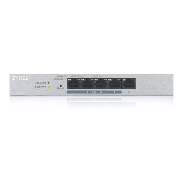 Zyxel GS1200-5HP 5-port Gigabit PoE+ Webmanaged Switch GS1200-5HPV2-EU0101F