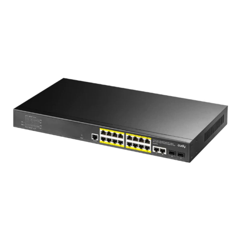 Cudy 16-port Layer 2 Managed Gigabit PoE Switch GS2018PS2