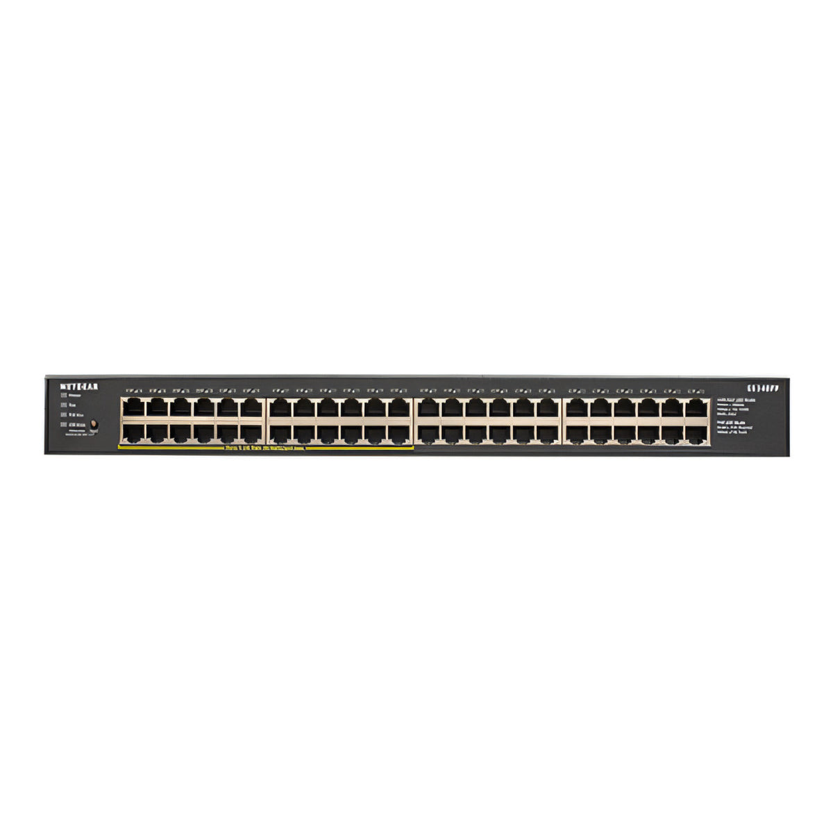 Netgear GS348PP 48-port PoE+ Essentials Gigabit Ethernet Unmanaged Switch with 24-Ports PoE+ 380W GS348PP-100EUS