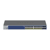 Netgear GS728TX 28-Port Gigabit Ethernet Stackable Smart Switch with 2 Copper 10G and 2 SFP+ 10G Ports GS728TX-300EUS