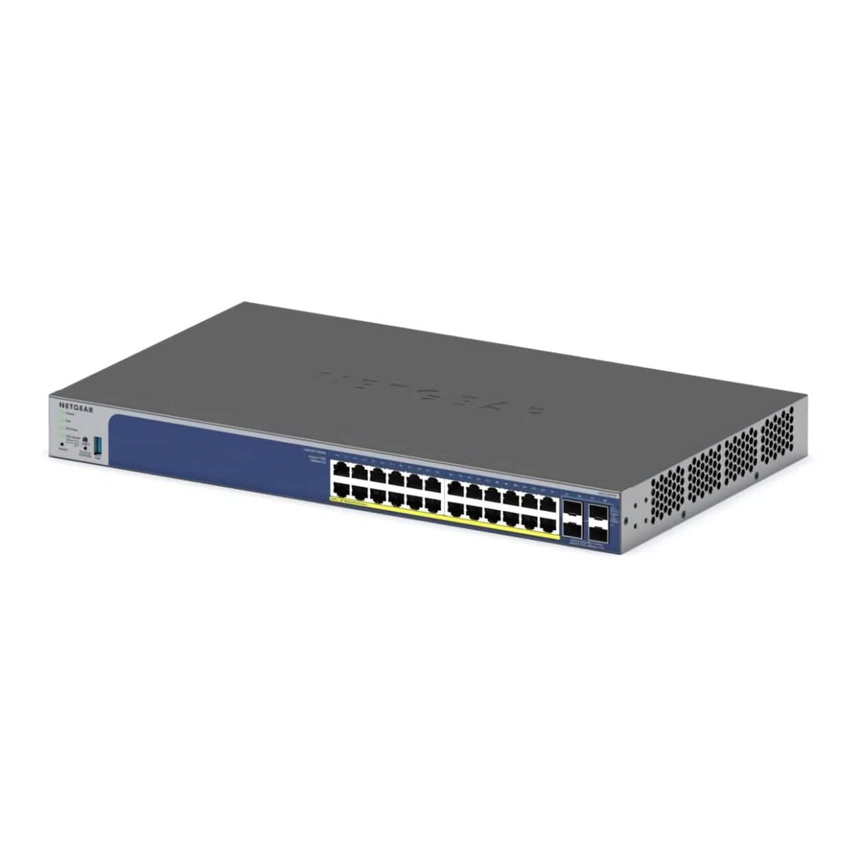 Netgear GS728TX 28-Port Gigabit Ethernet Stackable Smart Switch with 2 Copper 10G and 2 SFP+ 10G Ports GS728TX-300EUS