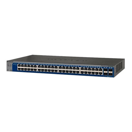Netgear GS752TX 52-Port Gigabit Ethernet Stackable Smart Switch with 2 Copper 10G and 2 SFP+ 10G Ports GS752TX-300EUS
