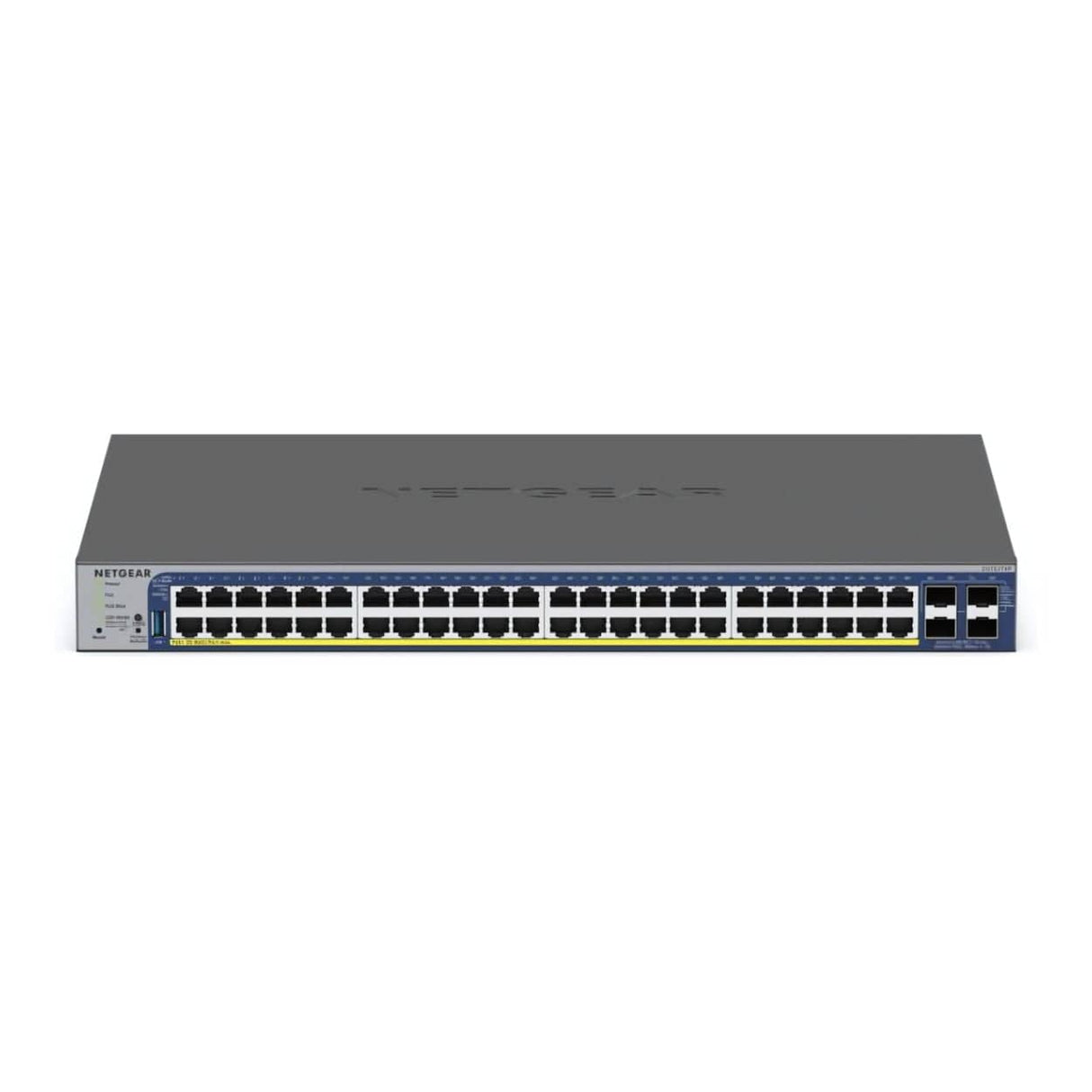 Netgear GS752TXP 48-port Gigabit Ethernet PoE+ Smart Switch with 4 SFP+ Ports 380W GS752TXP-300EUS
